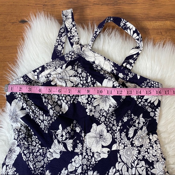 🔥SOLD🔥 Maeve by Anthropologie Magda Halter Jumpsuit Navy - Picture 12 of 16